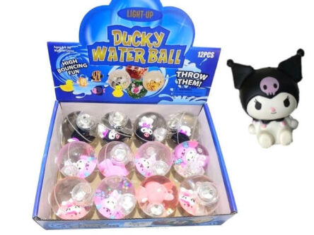 PIŁKA ZWIERZAK ZE ŚW. 6,5 CM (12) 6201