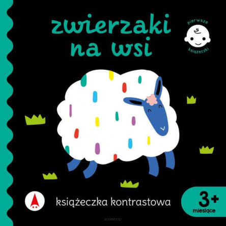 KSIĄŻECZKA KONTRASTOWA ZWIERZĘTA NA WSI 6592