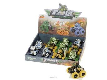 AUTO WOJSKOWE CZOŁG GUMOWE KOŁA 7 CM (12) 7161