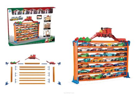 TOR DLA AUT PĘTLA 7 POZIOMÓW + AUTA 37X27 CM 6346