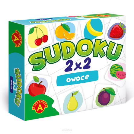 GRA SUDOKU 2X2 OWOCE 2865