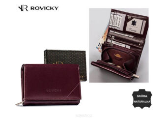 PORTFEL DAMSKI SKÓRA R-RD-38-GCL PLUM 9138 NN