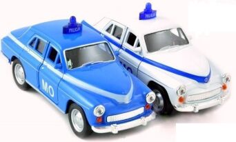 AA WELLY AUTO Z EPOKI PRL MILICJA MO 1:34 NN