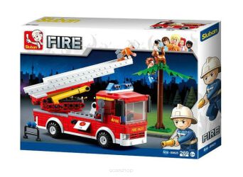 KLOCKI SLUBAN FIRE STRAŻ WÓZ STRAŻACKI 296 EL 8304
