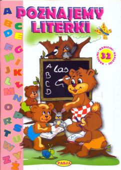 POZNAJEMY LITERKI 32 NAKLEJKI A4 7961