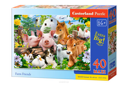 CASTOR PUZZLE 40 MAXI FARM FRIENDS 0339