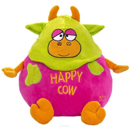 PLUSZ HAPPY COW 30 CM FUKSJA 4611