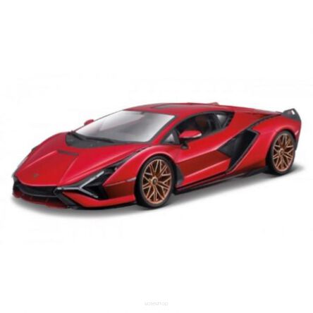 BBURAGO 1:18 PLUS LAMBORGHINI SIAN FKP 37 RED NN