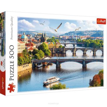 TREFL PUZZLE 500 PRAGA CZECHY 3820 NN