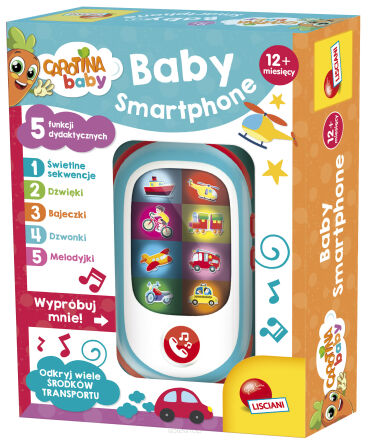 KAROTKA ELEKTRONICZNY BABY SMARTPHONE 9741