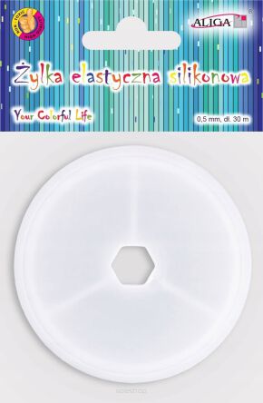 ŻYŁKA ELASTYCZNA SILIKONOWA 0,5MM 30 M 9938 NN