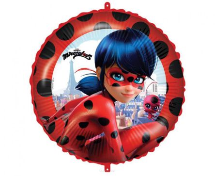 BALON FOLIOWY MIRACULOUS LADYBUG 18