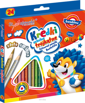 KREDKI OŁ TRÓJ 24 KOL BAMBINO [8] 2076 NN