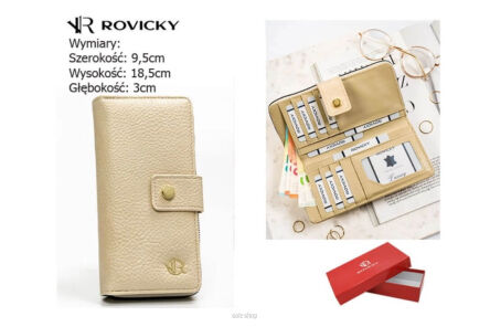 PORTFEL DAMSKI R-POR-01-F19 BEIGE 3259 NN