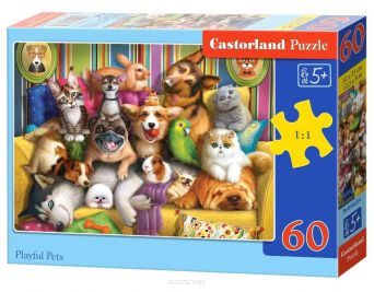 CASTOR PUZZLE 60 PLAYFUL PETS 6254