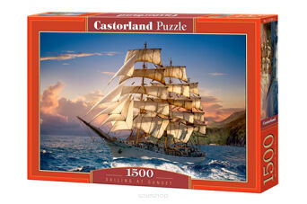 CASTOR PUZZLE 1500 SAILING AT SUNSET 1431