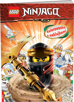 AMEET LEGO NINJAGO KOLOROWANKA Z NAKLEJKAMI 8879