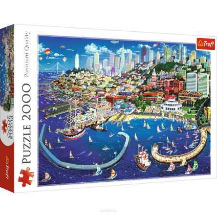 TREFL PUZZLE 2000 ZATOKA SAN FRANCISCO 1072 NN