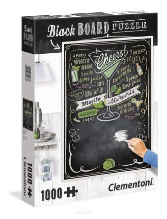 CLEMENTONI PUZZLE 1000 BLACKBOARD CHEERS 4678 NN