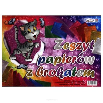 ZESZYT PAPIERÓW BROKAT B5 [10] 0432 NN