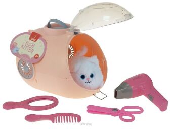 PLUSZOWY KOT W TRANSPORTERZE + AKCES. 30X21 2953