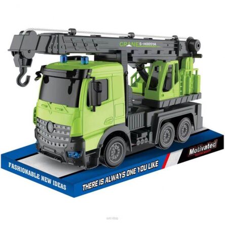 AUTO BUDOWLANE DŹWIG 33X18 CM 7335