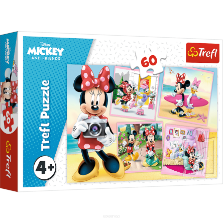 TREFL PUZZLE 60 UROCZA MINNIE 3604 NN