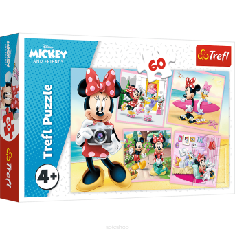 TREFL PUZZLE 60 UROCZA MINNIE 3604 NN