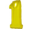 BALON FOLIOWY CYFRA 1 ZŁOTA 92 CM [5] 2245 - 2