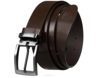 PASEK MĘSKI SKÓRA PTN LTP-TEX-95 BROWN 9630 NN