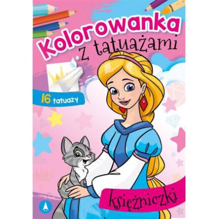 KOLOROWANKA Z TATUAŻAMI KSIĘŻNICZKI 2815