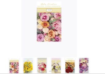 KARTKA URODZINY WYMIENNA CYFRA KWIATY (10) 7943