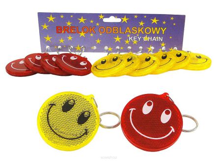 BRELOK ODBLASKOWY BUŹKA 2 KOL. 6 CM  (12) 6624