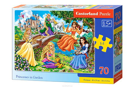 CASTOR PUZZLE 70 PRINCESSES IN GARDEN 0022