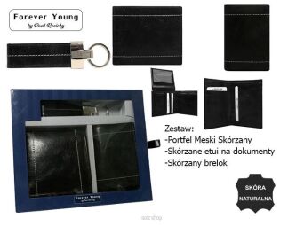 ZESTAW SKÓRZANY PORTFEL ETUI BRE ZECAV-03 5520 NN