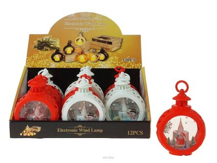 LAMPKA LATARENKA LED MOTYW ŚW. 12X8 (12) 9880