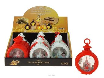 LAMPKA LATARENKA LED MOTYW ŚW. 12X8 (12) 9880