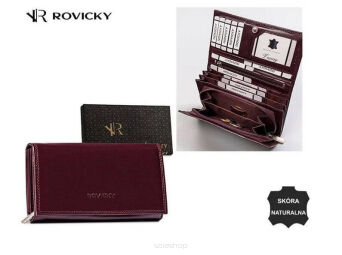 PORTFEL DAMSKI SKÓRA R-RD-37-GCL PLUM 9091 NN