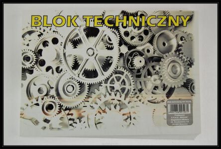 BLOK TECHNICZNY A4 BIAŁY [20] 5429  