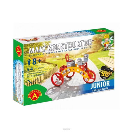 MAŁY KONSTRUKTOR JUNIOR TRÓJKOŁOWIEC 5614