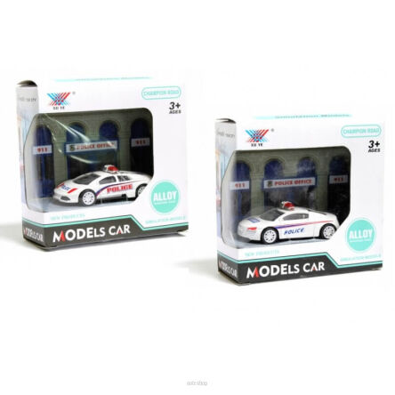 AUTO POLICJA METAL 13X12 CM (12) 0299