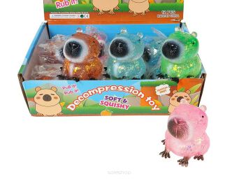 GNIOTEK KAPIBARA BROKAT SQUISHY 7 CM (12) 1657