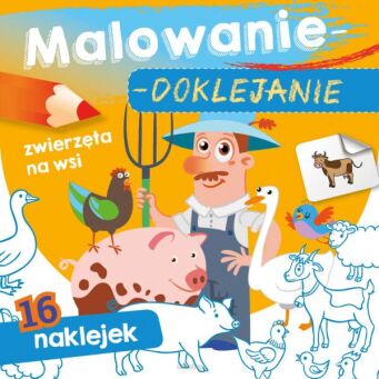 MALOWANIE DOKLEJANIE ZWIERZĘTA NA WSI 1108
