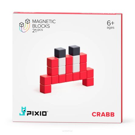 KLOCKI MAGNETYCZNE PIXIO MINI MONSTER CRABB 21 046