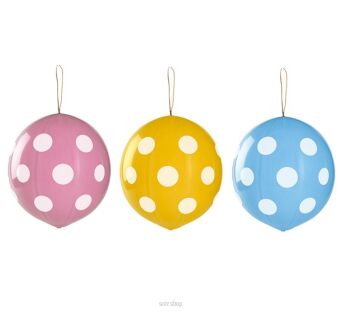 BALONY PREMIUM GROCHY PIŁKI Z GUMKĄ 3 SZT 3803