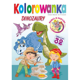 KOLOROWANKA A4 DINOZAURY 4419