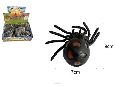 GNIOTEK SQUISHY WINOGRONO PAJĄK 9 CM (12) 2281