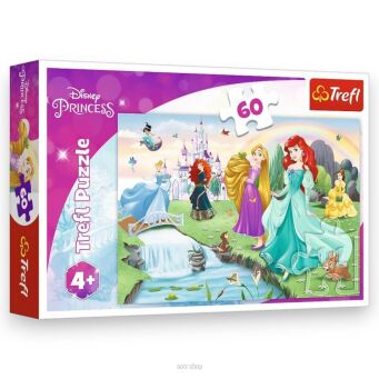 TREFL PUZZLE 60 PRINCESS POZNAJ KSIĘŻNICZKI 3611 N