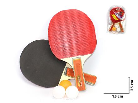 ZESTAW DO TENISA STOŁOWEGO PING PONG 15X25 5459