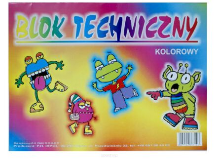 BLOK TECHNICZNY A3 KOLOR [20] 5528